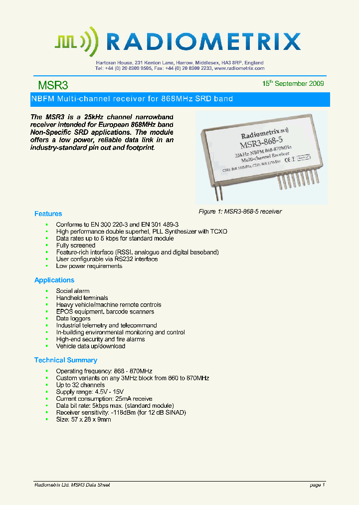 MSR3_5006401.PDF Datasheet