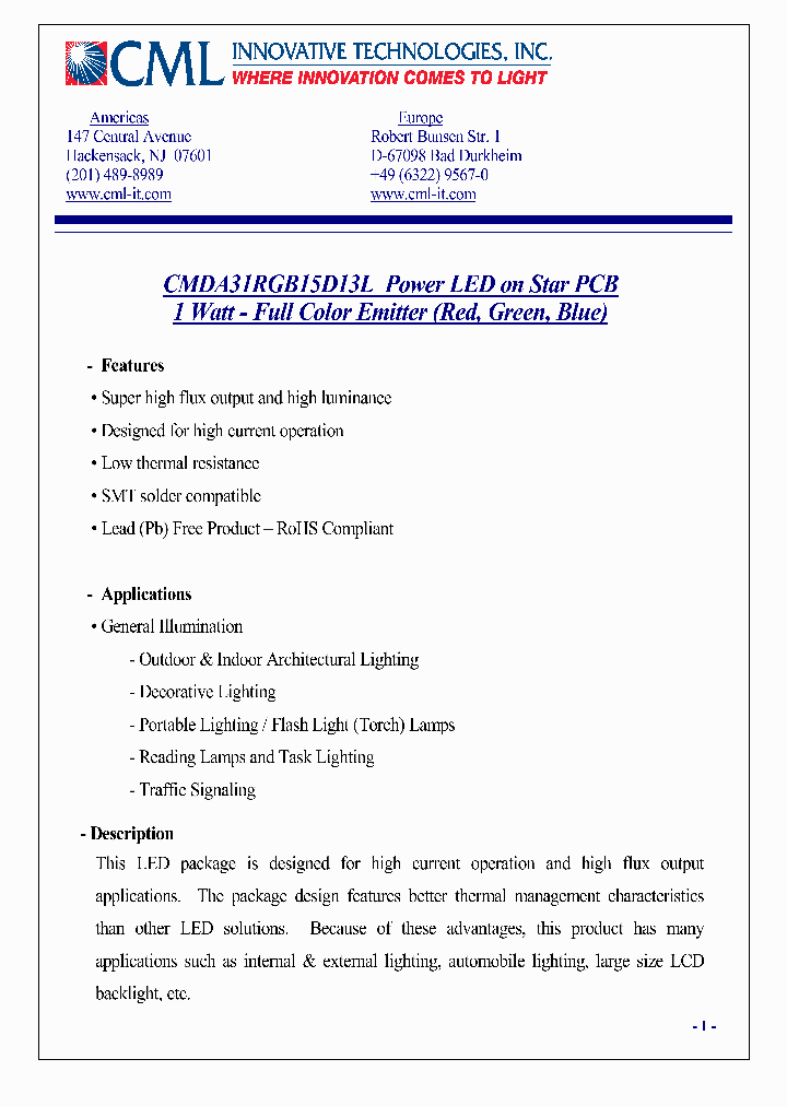 CMDA31RGB15D13L_5007095.PDF Datasheet