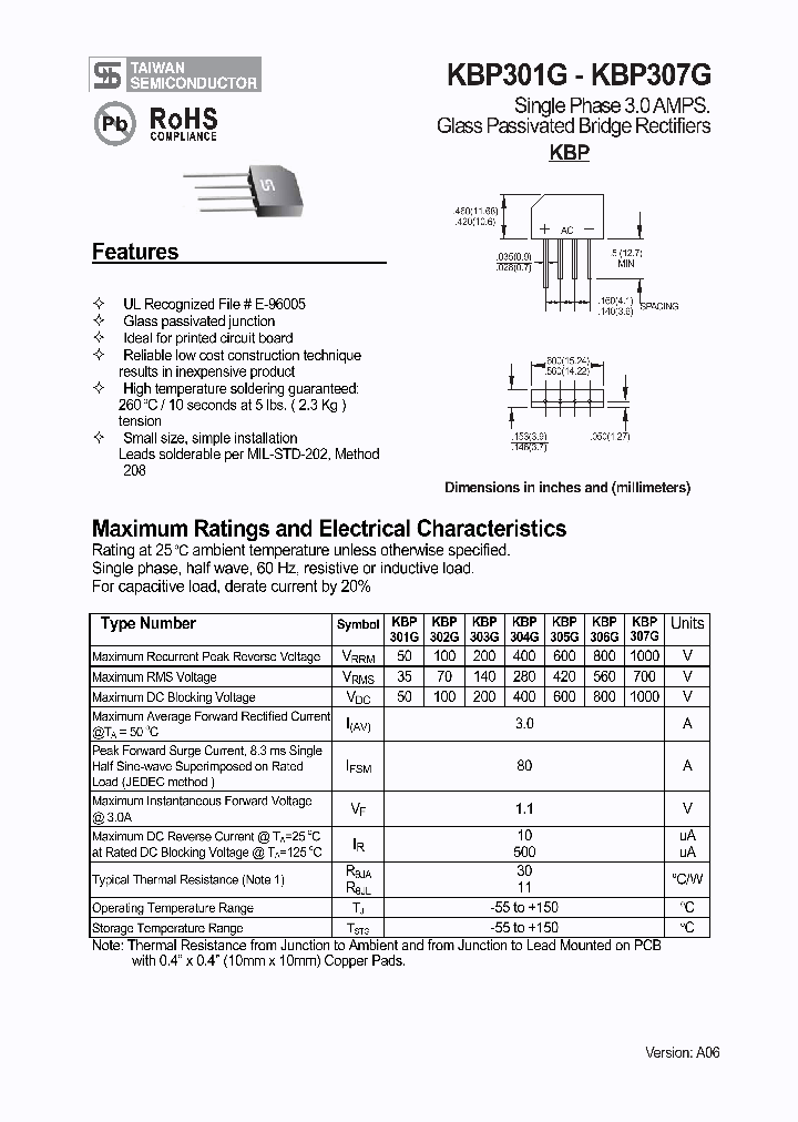 KBP301G_5010029.PDF Datasheet