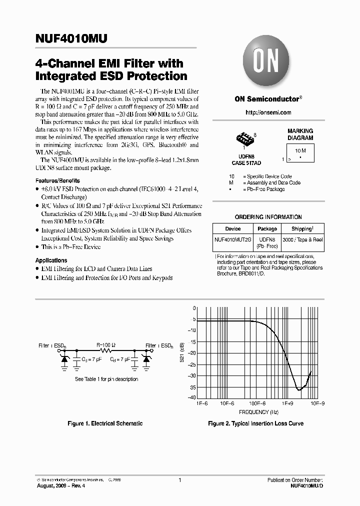 NUF4010MUT2G_5010655.PDF Datasheet