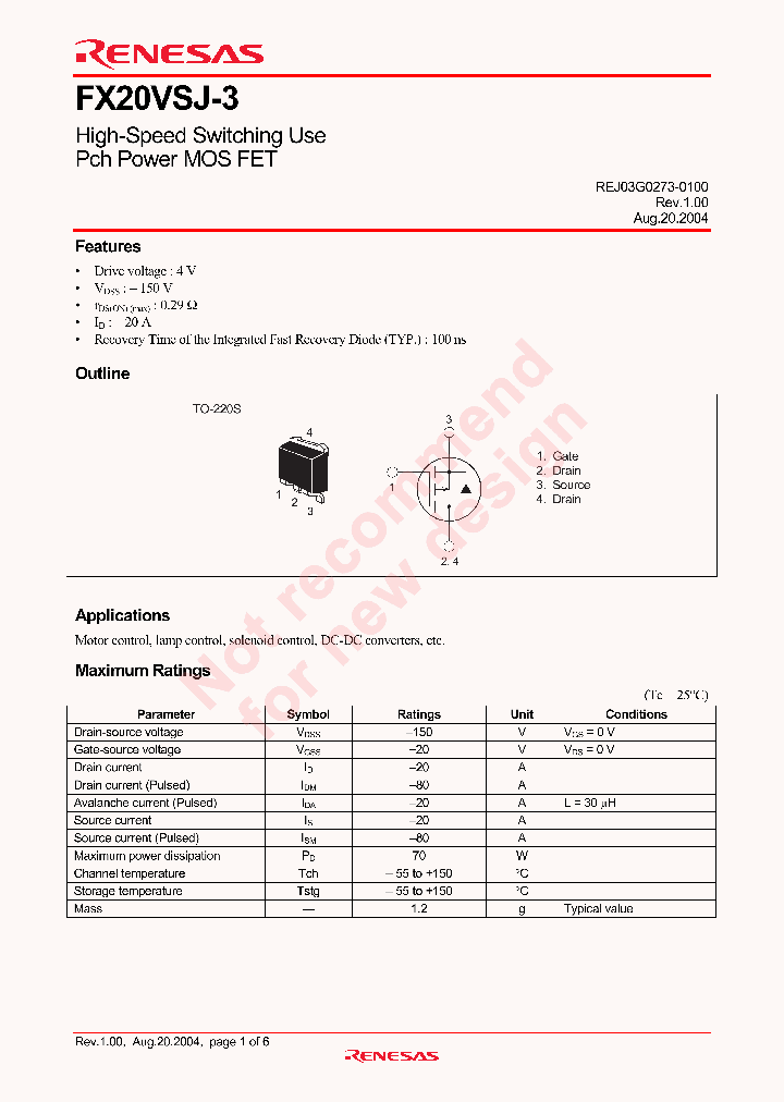 FS20VSJ-3-A1_5014150.PDF Datasheet