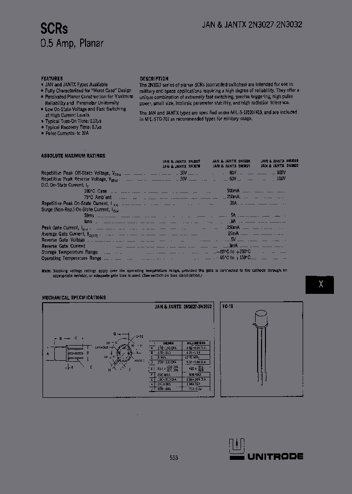JAN2N3030_5017407.PDF Datasheet