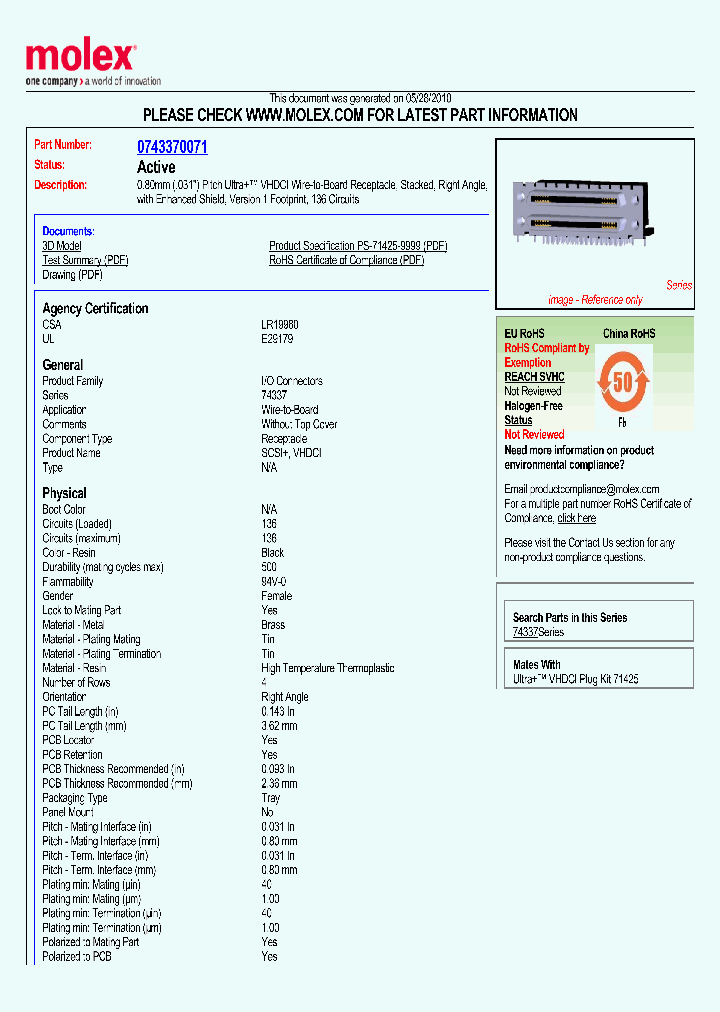 0743370071_5017435.PDF Datasheet