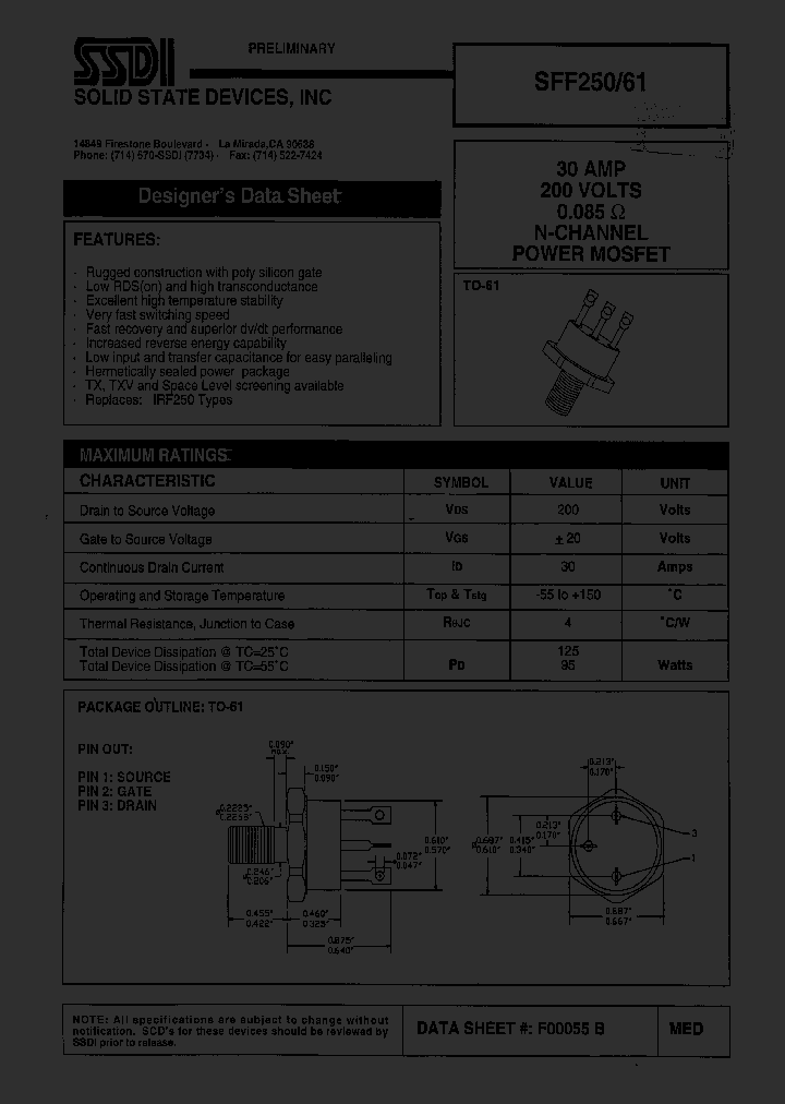 SFF25061_5019153.PDF Datasheet