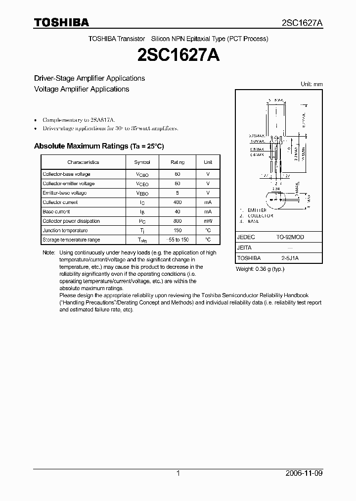 2SC1627A_5019237.PDF Datasheet