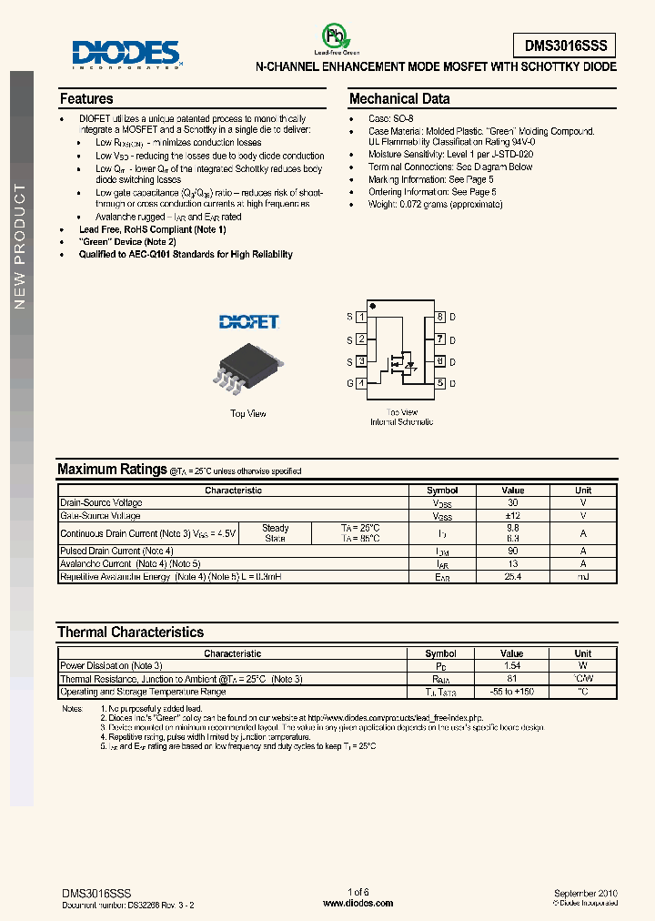 DMS3016SSS-13_5020872.PDF Datasheet