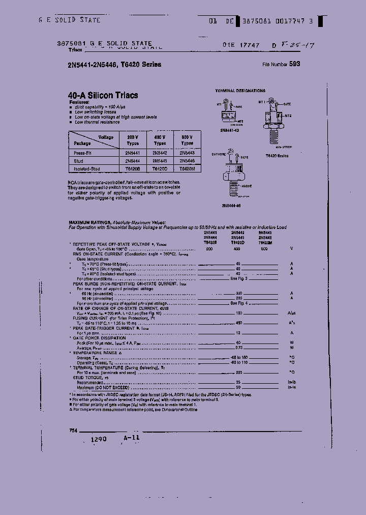 2N5441_5024397.PDF Datasheet