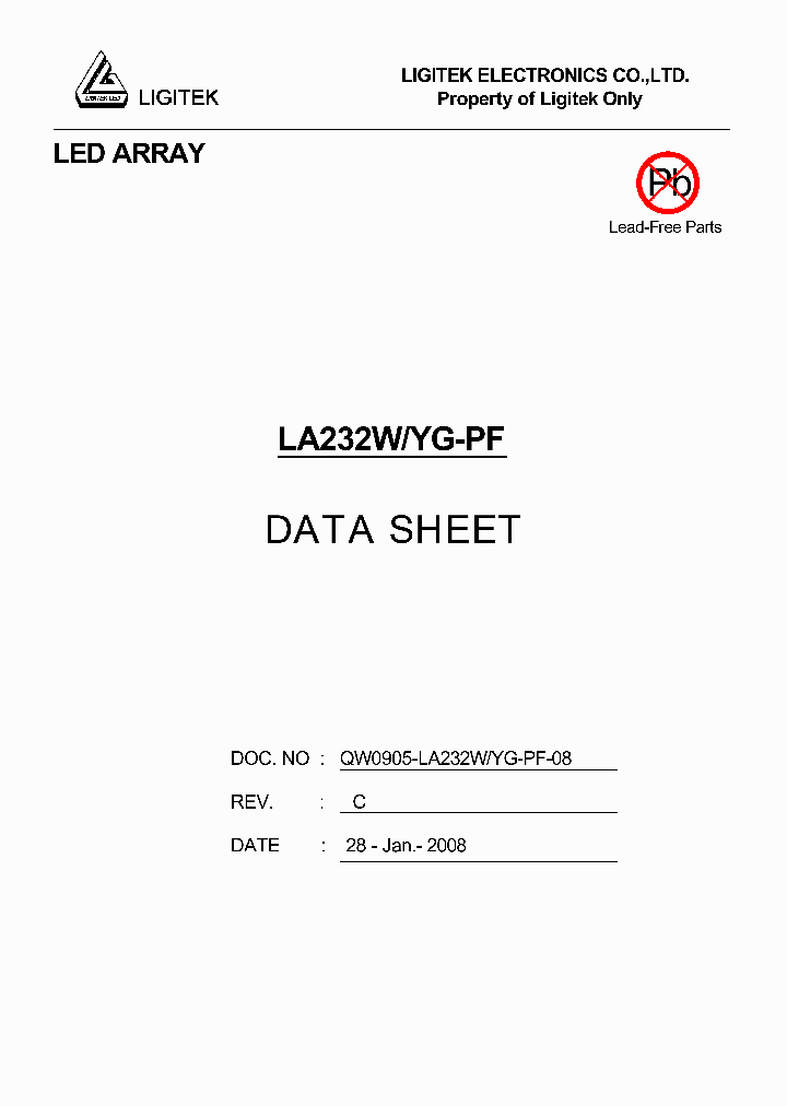 LA232W-YG-PF_5024875.PDF Datasheet