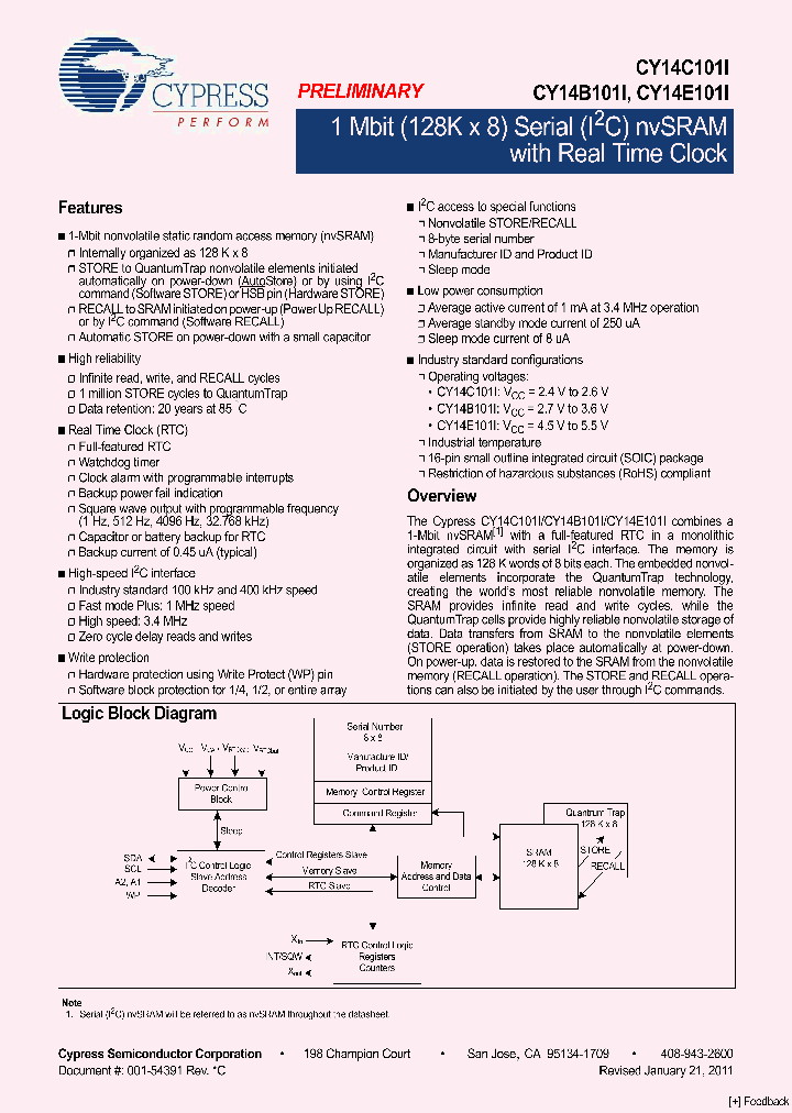 CY14C101I-SFXI_5026478.PDF Datasheet