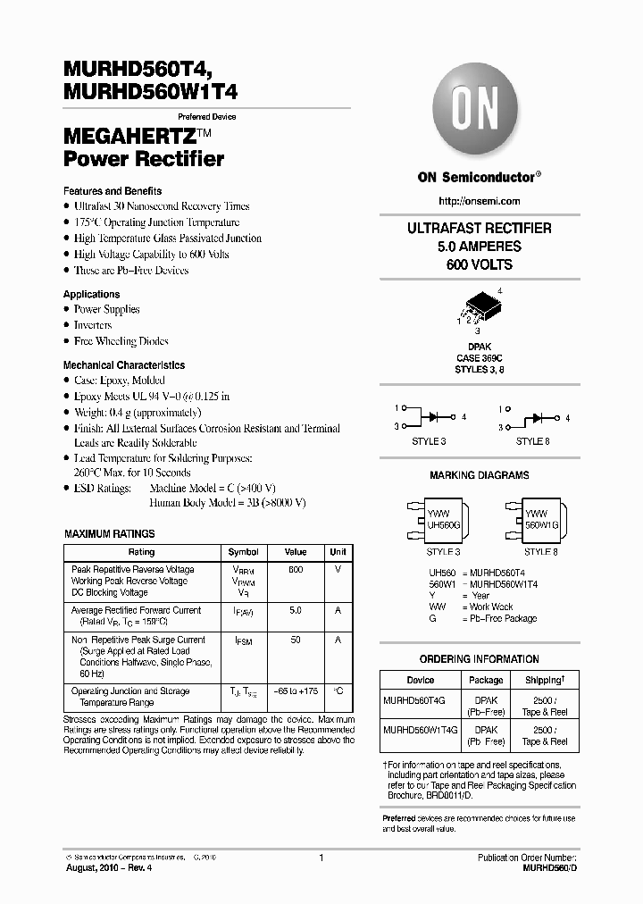 MURHD560T4_5030347.PDF Datasheet