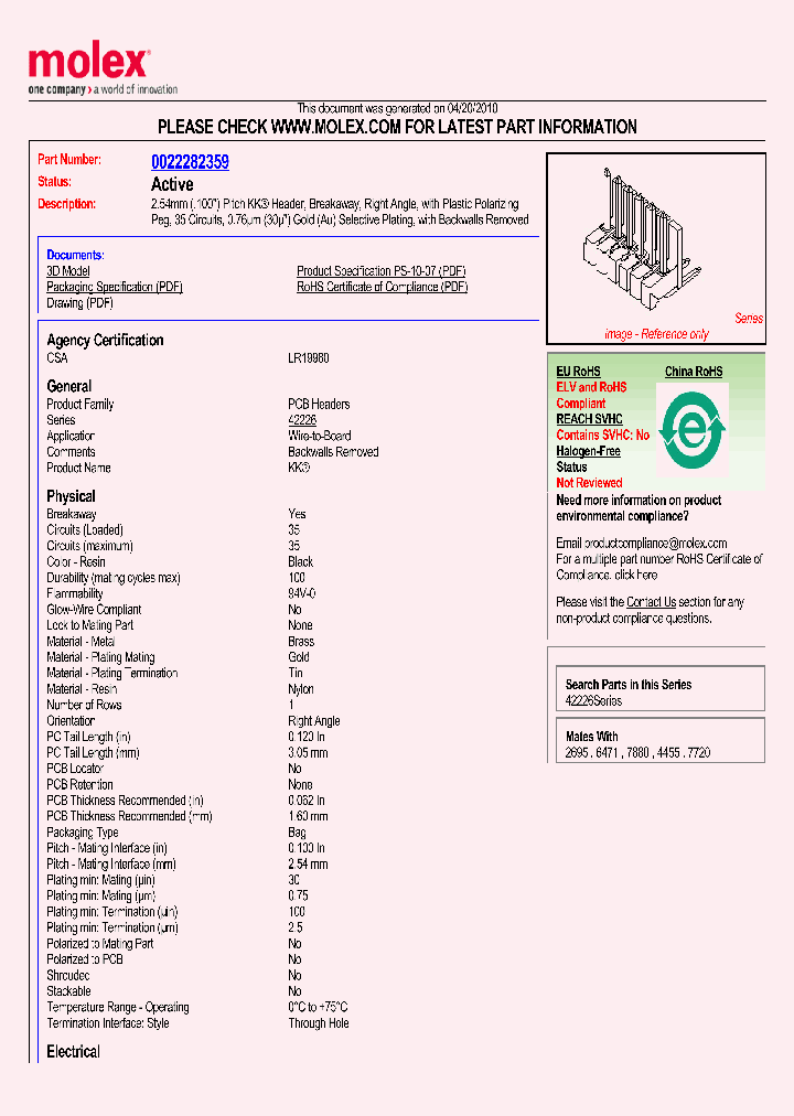 0022282359_5033289.PDF Datasheet