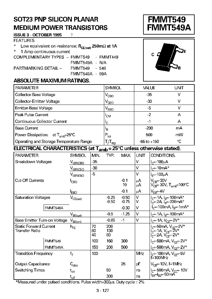 FMMT549_5034568.PDF Datasheet