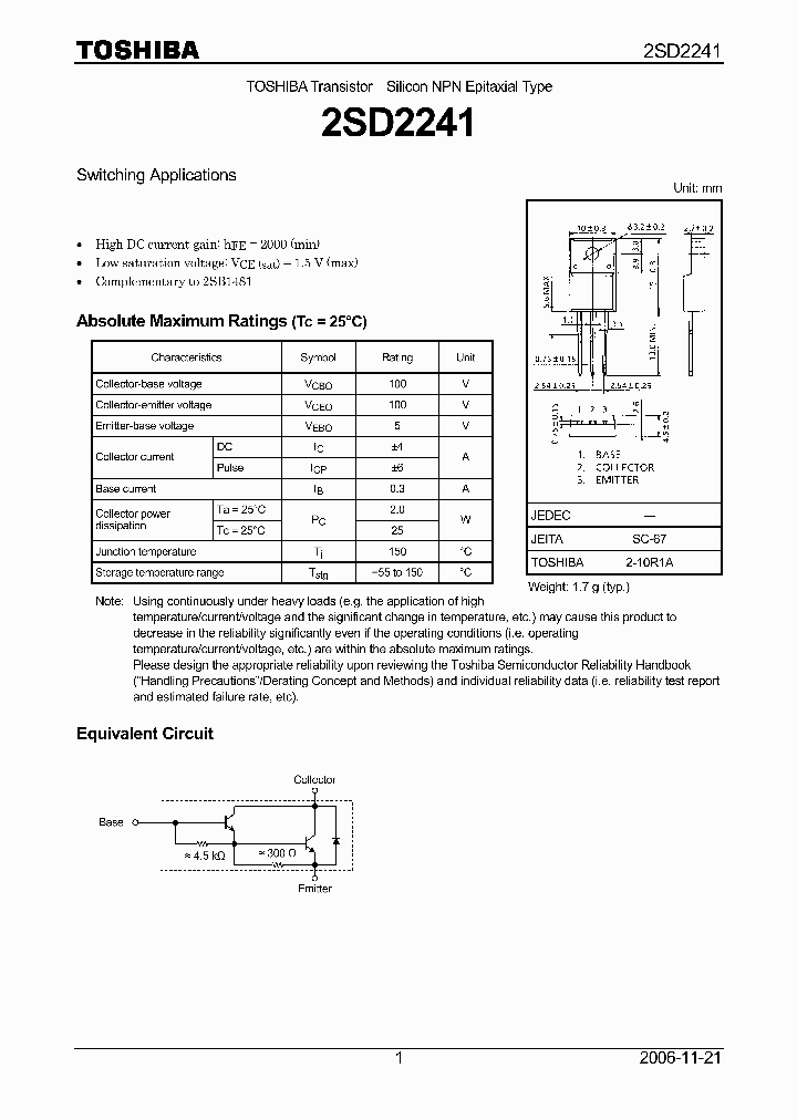 2SD224106_5034889.PDF Datasheet