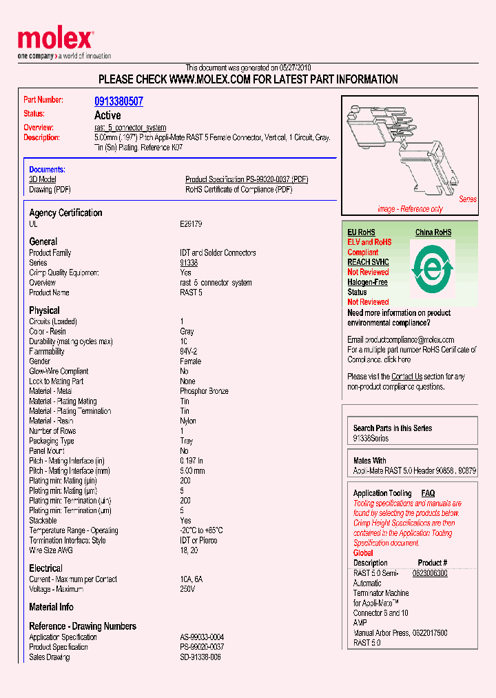 0913380507_5040049.PDF Datasheet