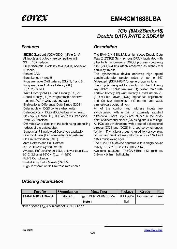 EM44CM1688LBA-25F_5043104.PDF Datasheet