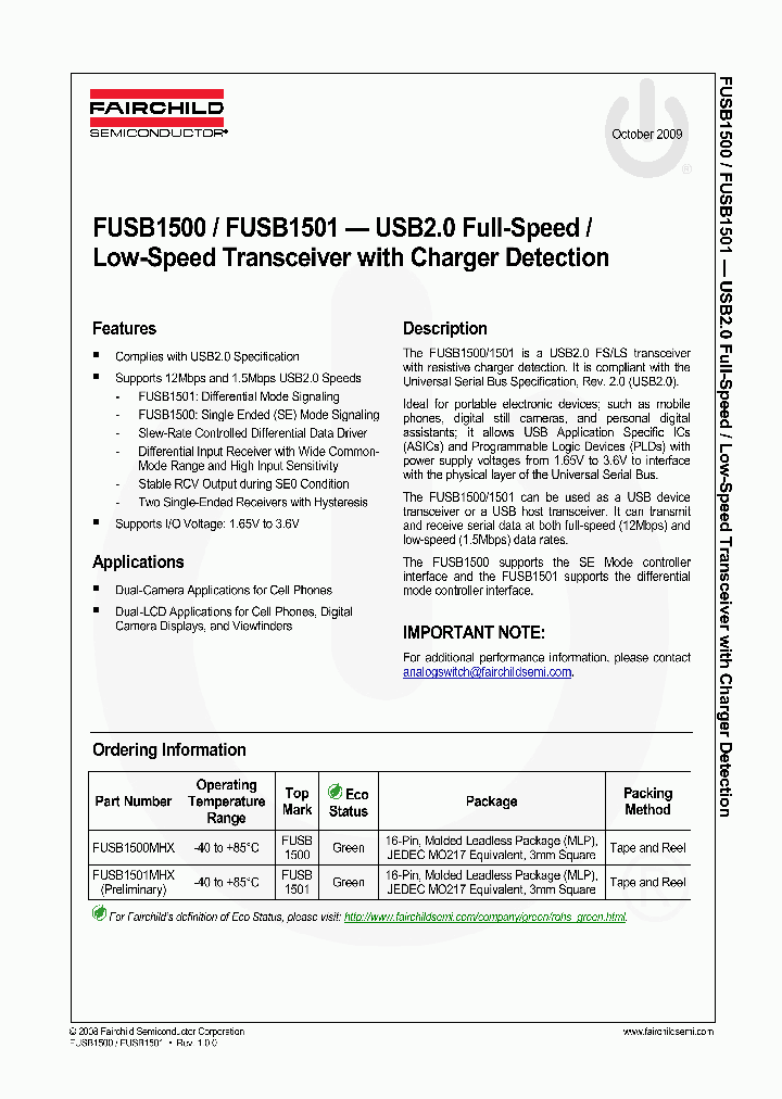 FUSB1500_5043778.PDF Datasheet