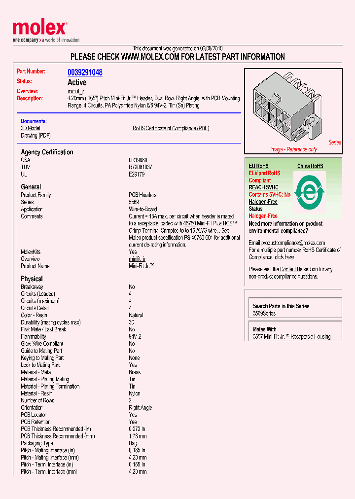 0039291048_5044074.PDF Datasheet