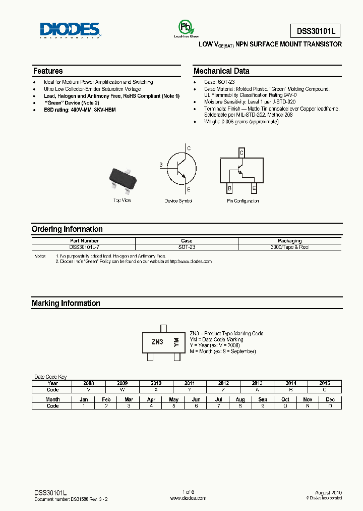 DSS30101L_5050666.PDF Datasheet