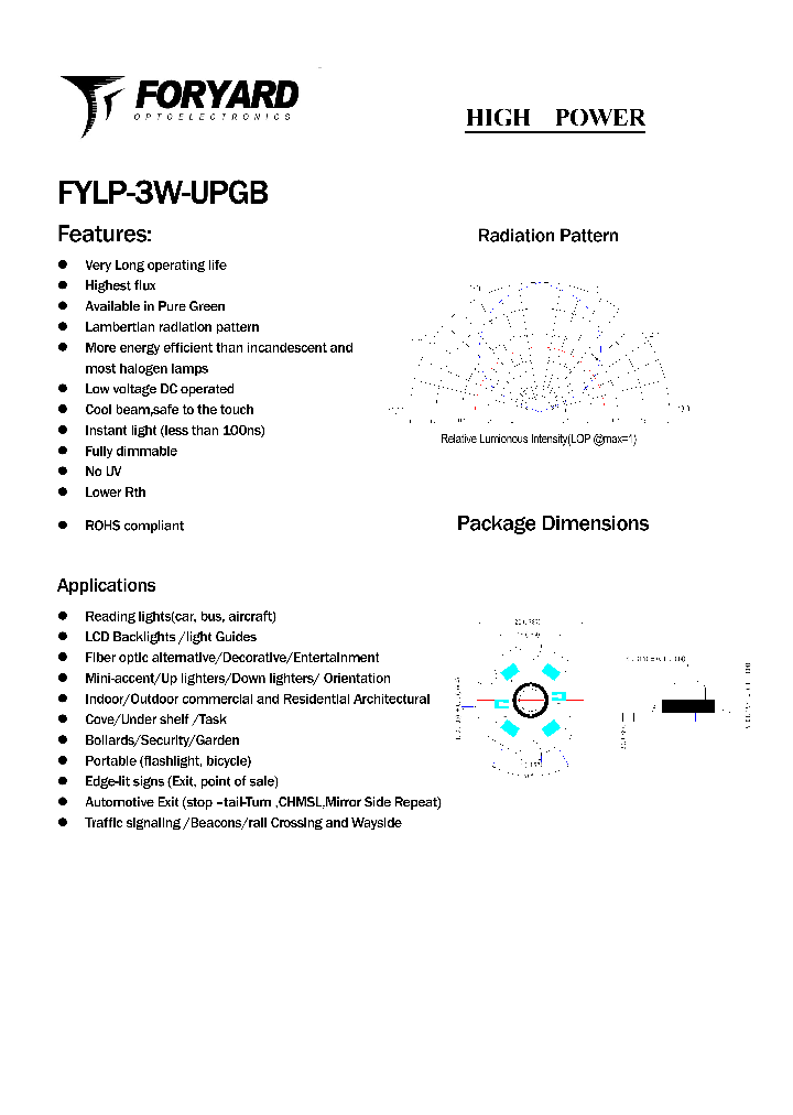 FYLP-3W-UPGB_5053298.PDF Datasheet