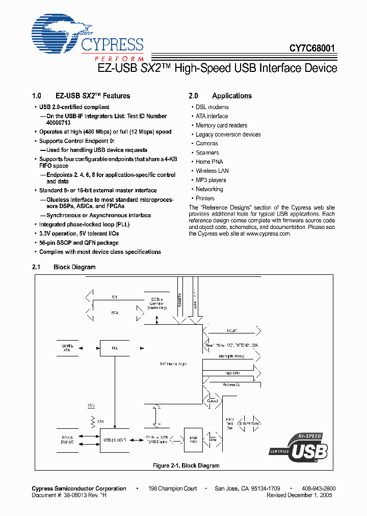 CY7C68001_5056381.PDF Datasheet