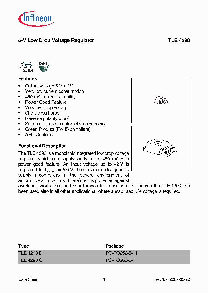 TLE429007_5057628.PDF Datasheet