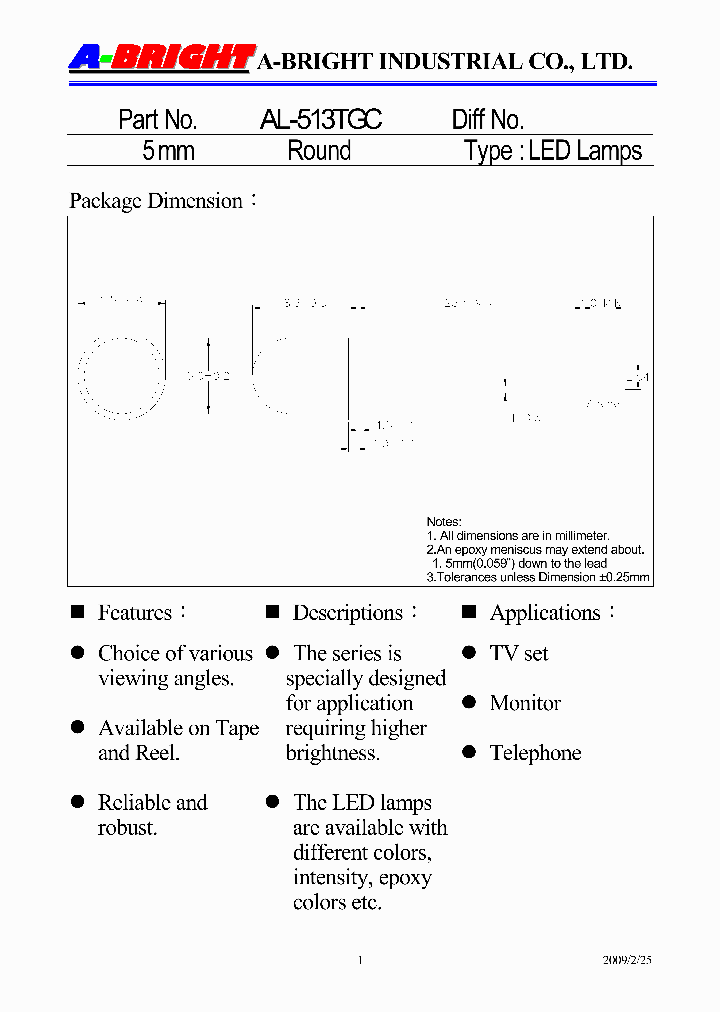 AL-513TGC09_5057636.PDF Datasheet