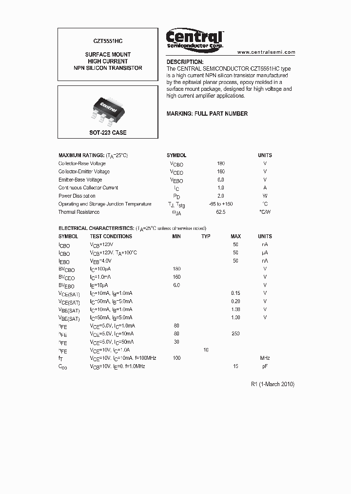 CZT5551HC10_5058268.PDF Datasheet