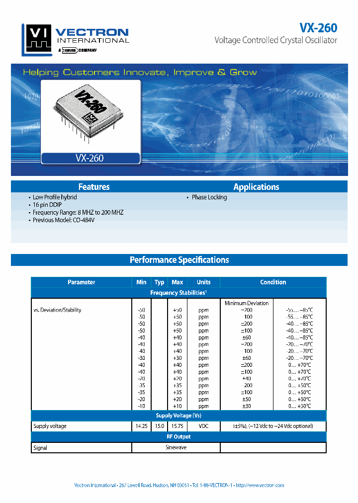 VX-260_5059861.PDF Datasheet