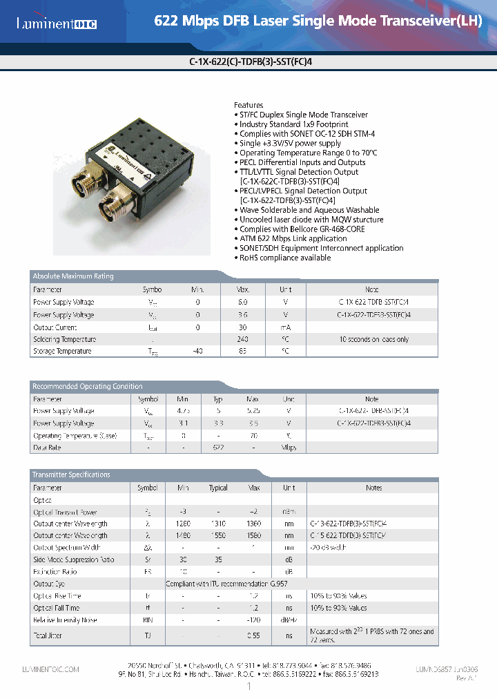 C-13-15-622-TDFB3-SFC4_5060881.PDF Datasheet