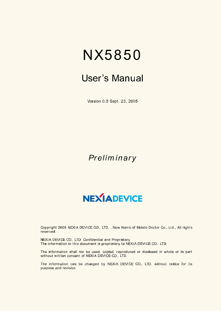 NX5850_5061350.PDF Datasheet