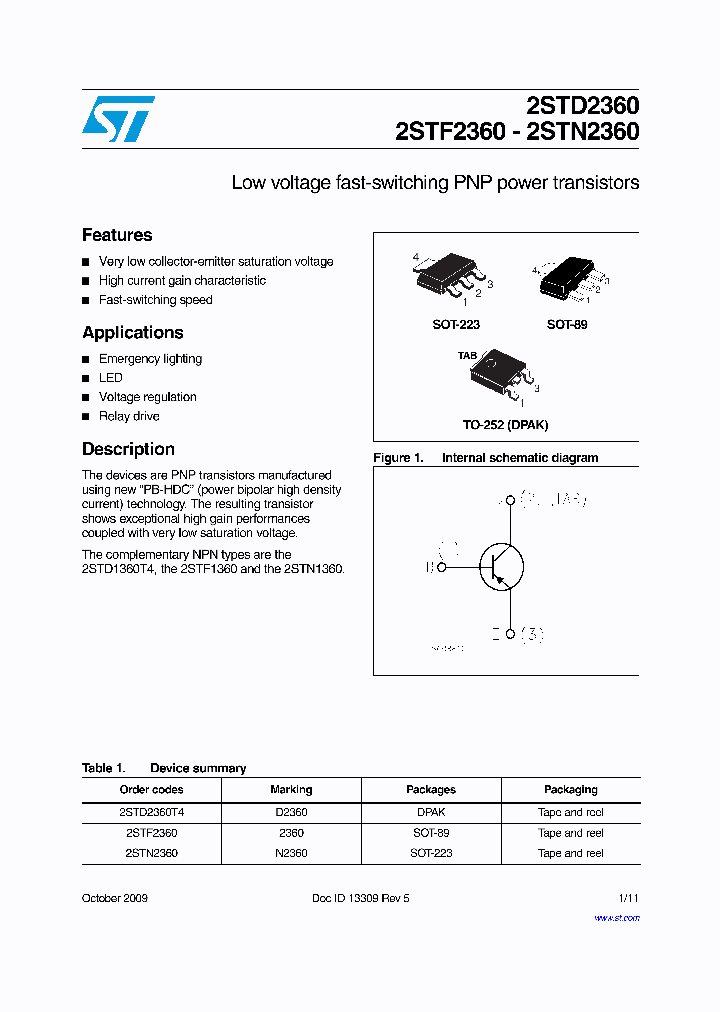 2STD2360_5062191.PDF Datasheet