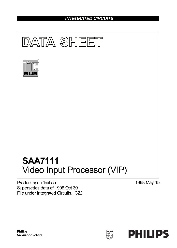 SAA7111_6729.PDF Datasheet