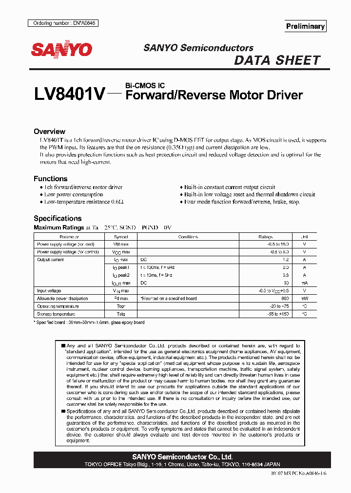 LV8401V_8882.PDF Datasheet