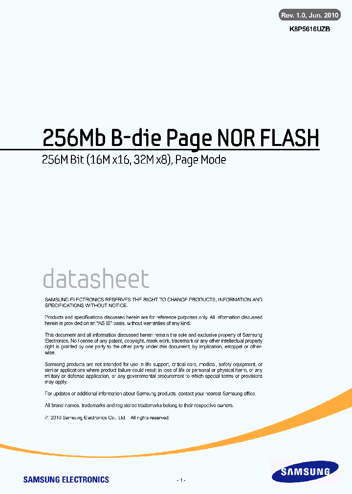 K8P5616UZB_23210.PDF Datasheet