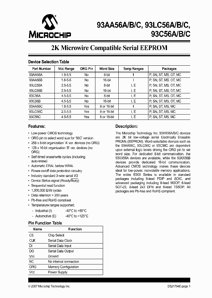 93AA56AXT-EMC_30686.PDF Datasheet