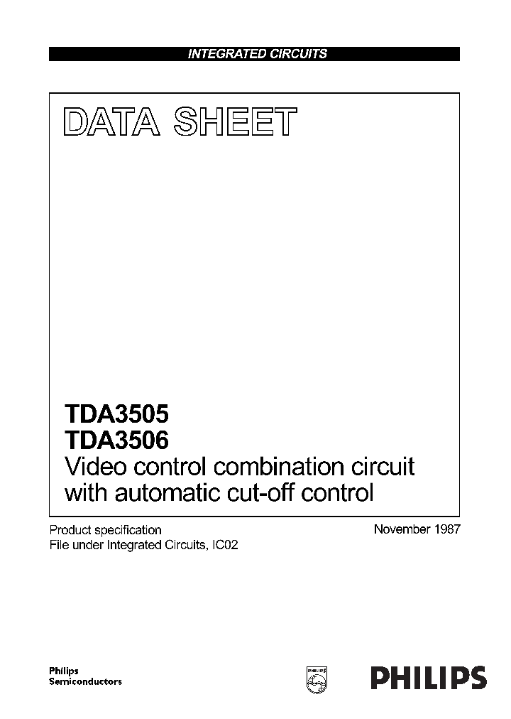TDA3505_31713.PDF Datasheet