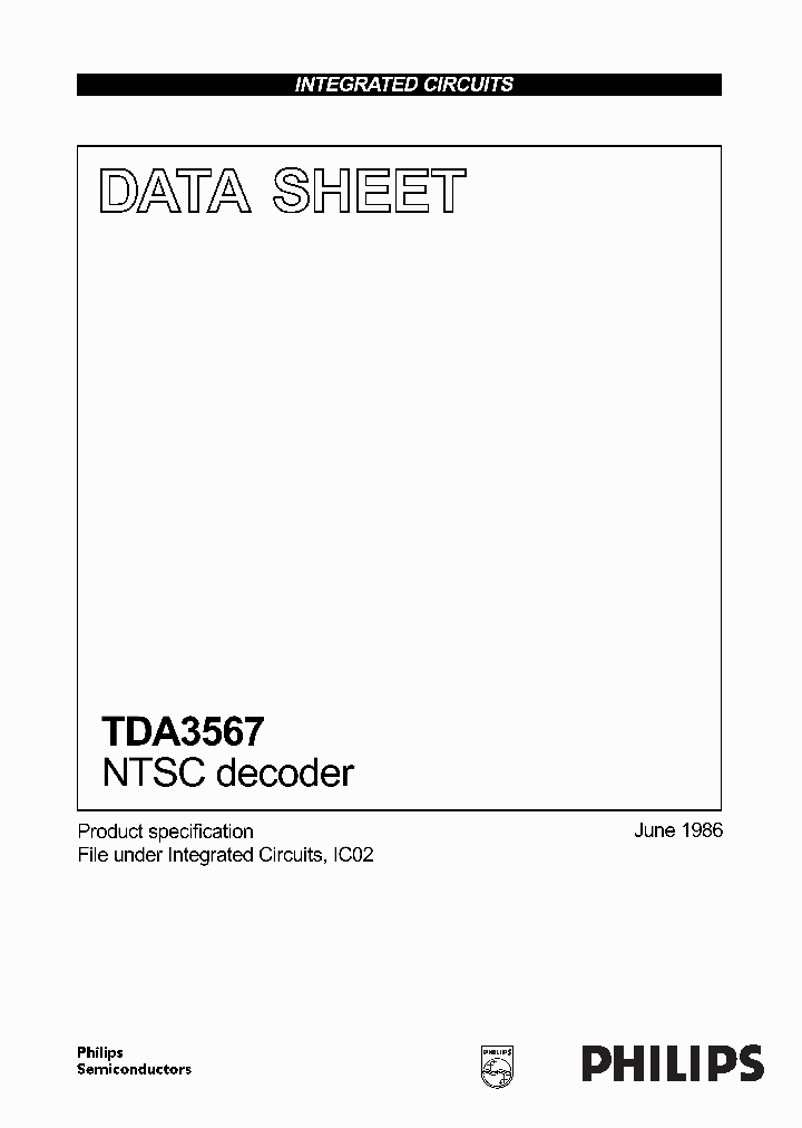 TDA3567_31726.PDF Datasheet