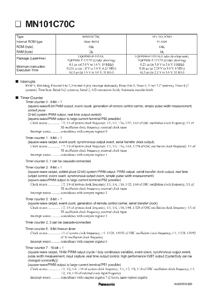 MN101CF70C_34626.PDF Datasheet