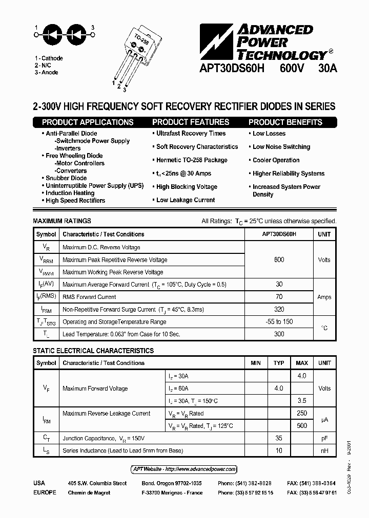 APT30DS60H_36017.PDF Datasheet