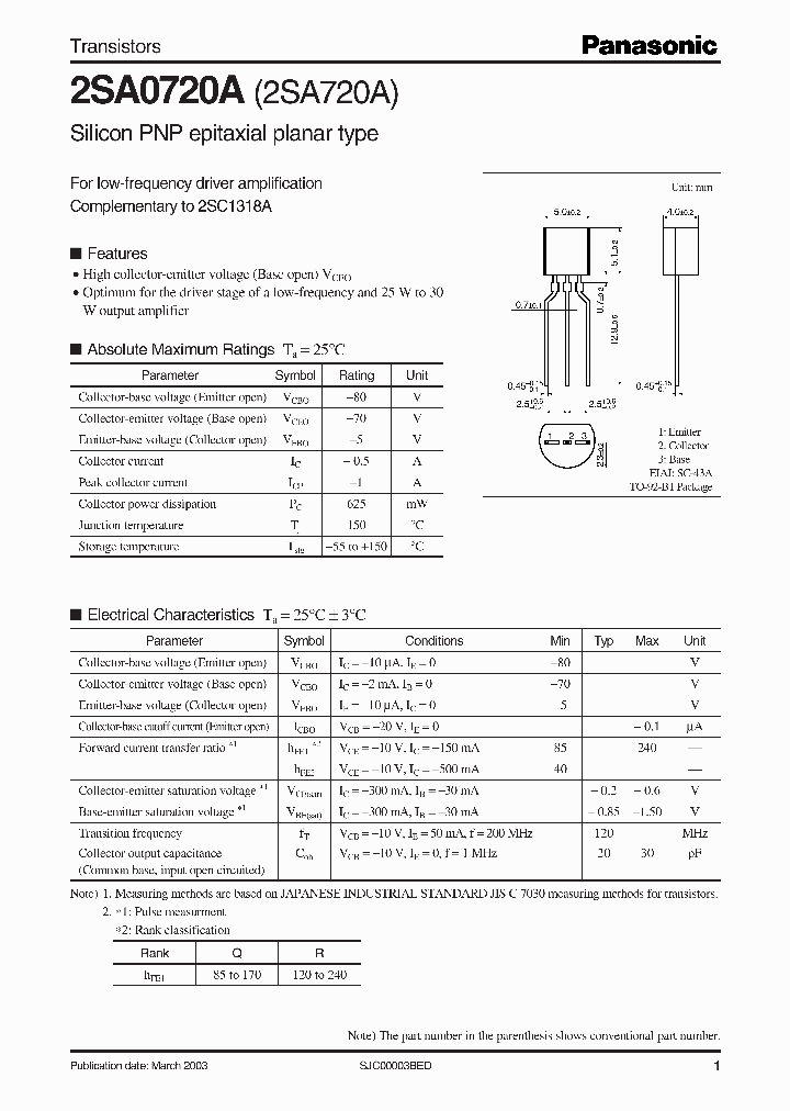 2SA0720A_36604.PDF Datasheet