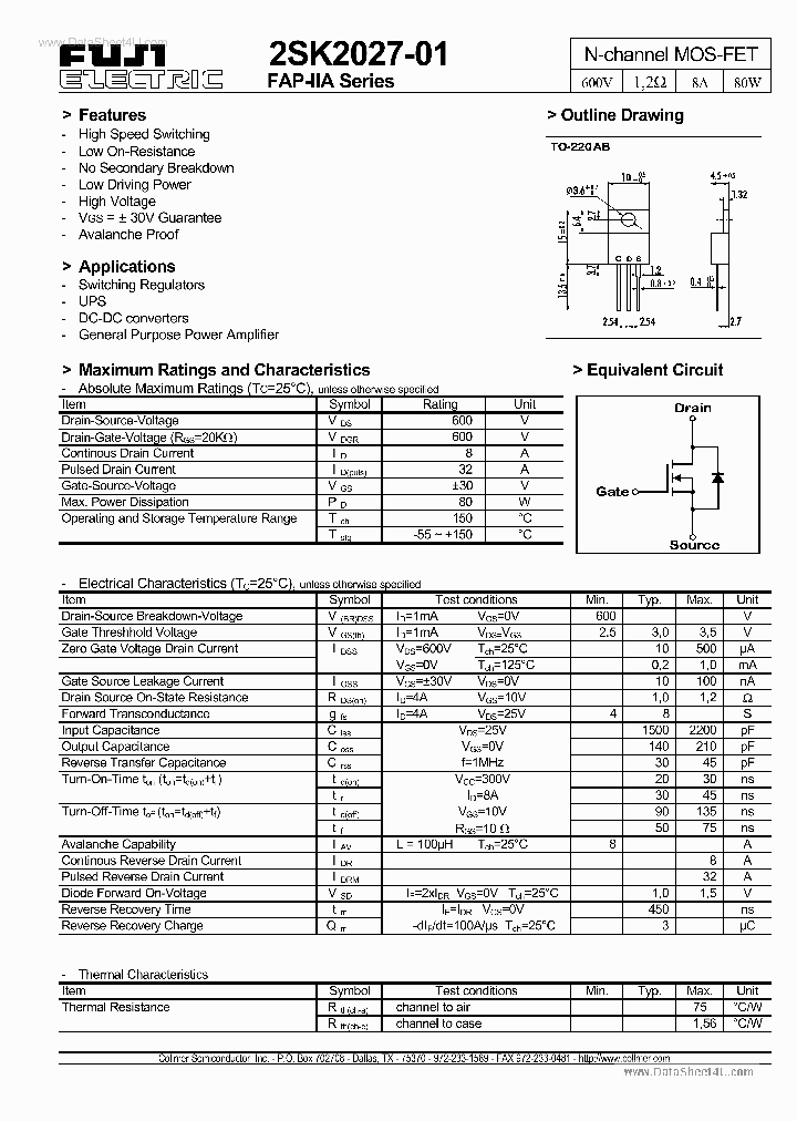K2027_37299.PDF Datasheet