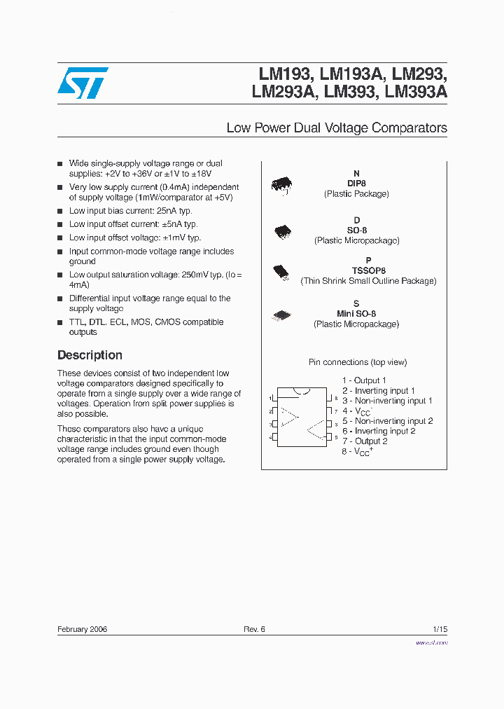 LM393_37532.PDF Datasheet