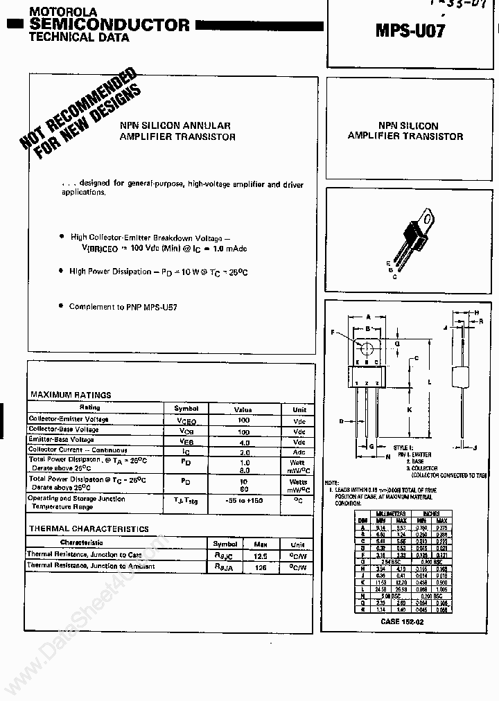 MPS-U07_37574.PDF Datasheet