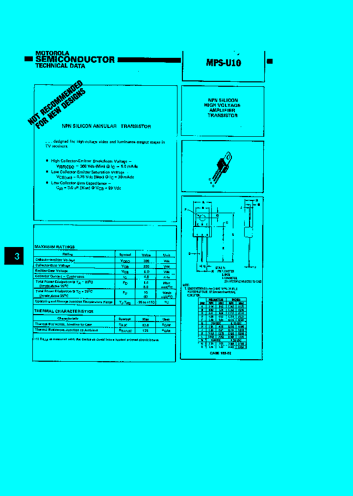 MPS-U10_37575.PDF Datasheet