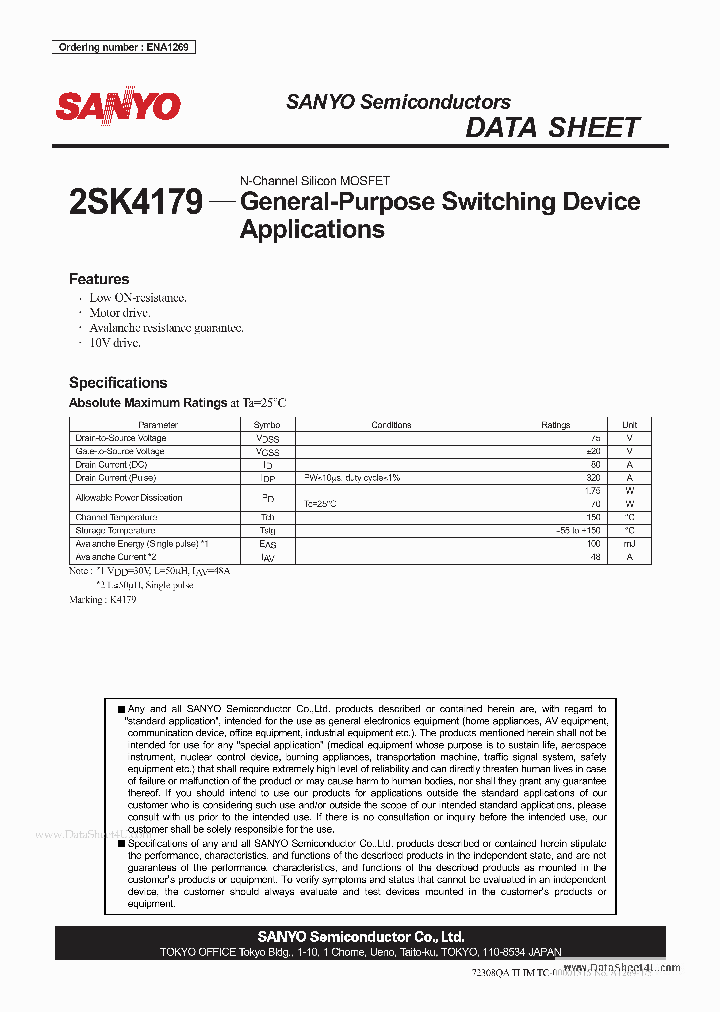 2SK4179_37853.PDF Datasheet
