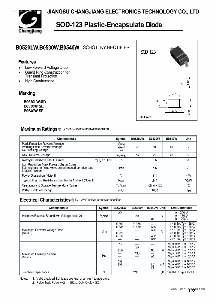 BO520LW_38154.PDF Datasheet