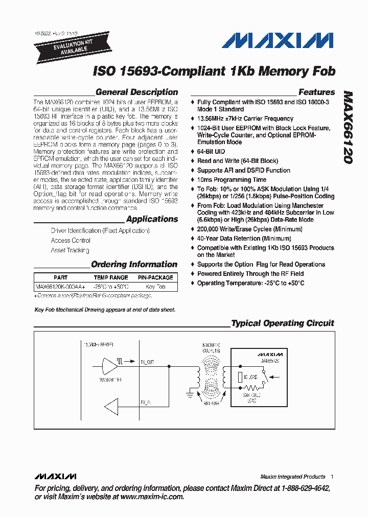 MAX66120_55637.PDF Datasheet