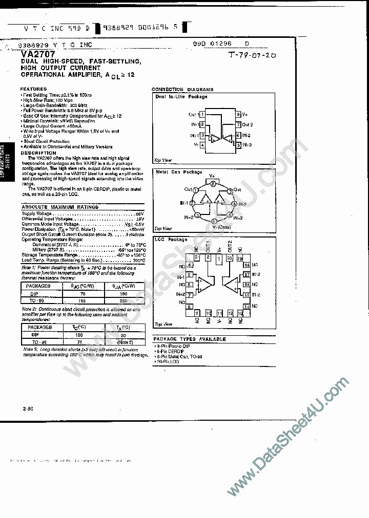 VA2707_40532.PDF Datasheet