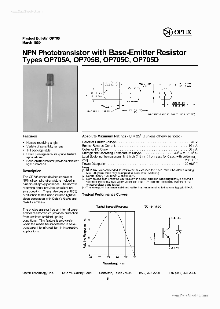 OP705A_40820.PDF Datasheet