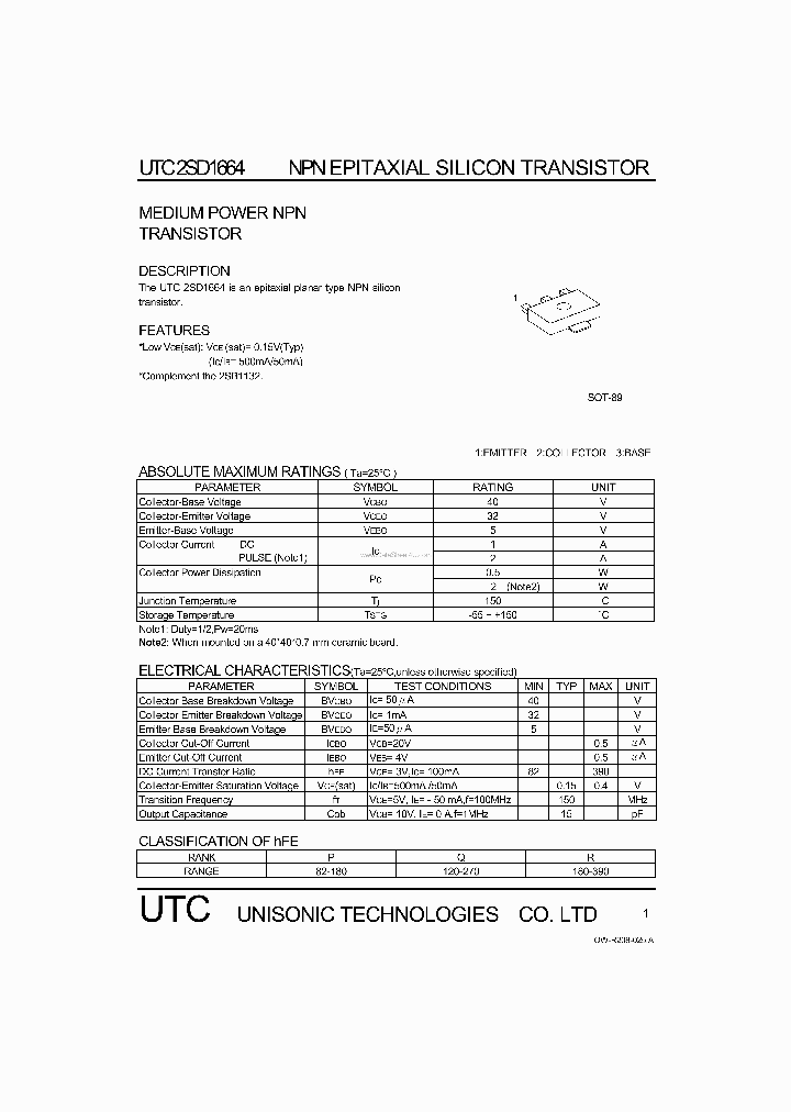 2SD1664_40941.PDF Datasheet